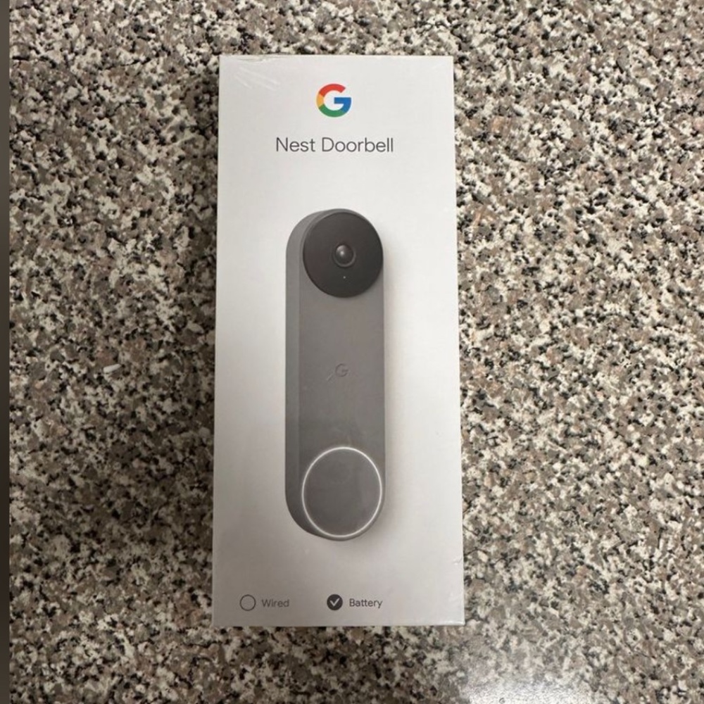 Google Nest Wi-Fi Video Doorbell - Battery Operated - Ash Color